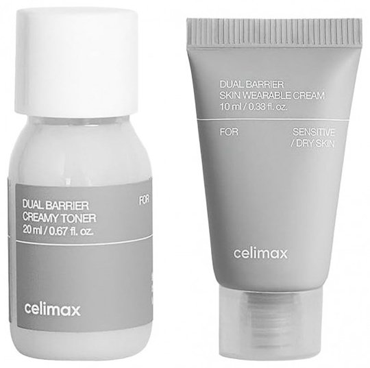 Celimax Dual Barrier Trial Kit набор по уходу за лицом унисекс купить,NaN