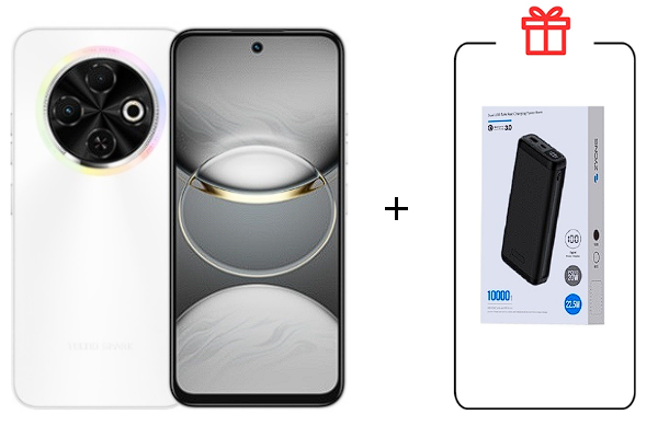 Смартфон Tecno Spark 30C 4/128Gb Orbit White+Подарок купить,NaN