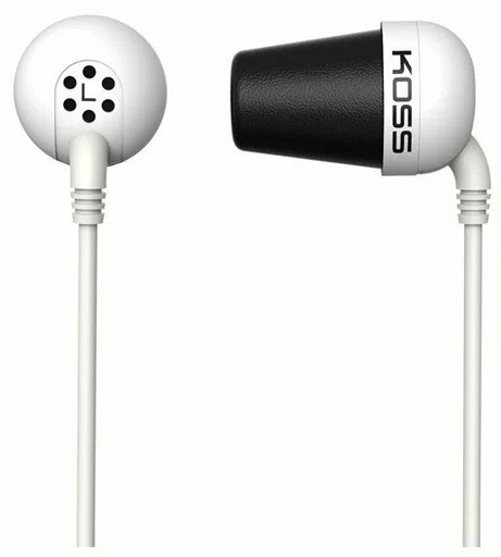 Наушники Koss The Plug белые
