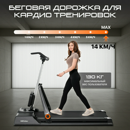 Беговая дорожка Genau Quadra 4в1 Black Grey - ForteMarket