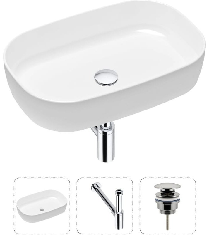 Раковина Lavinia Boho Bathroom Sink 21520060 накладная овальная 35.5, фарфор