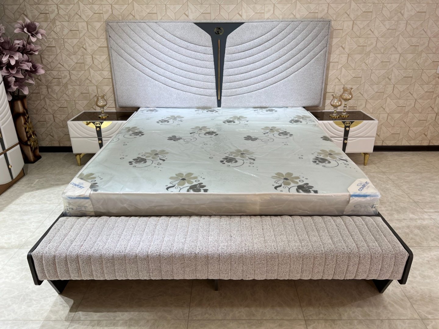 Гарнитур DOMA СПАЛЬНЫЙ ГАРНИТУР LUX AS-6D+МАТРАС, предметов в наборе 6 шт купить,NaN