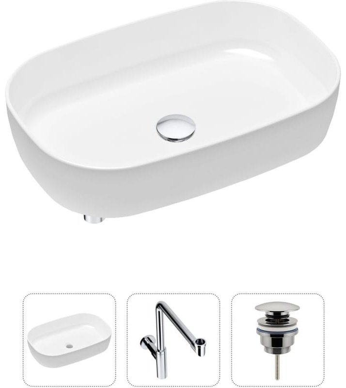 Раковина Lavinia Boho Bathroom Sink 21520100 накладная овальная 35.5, санфарфор купить,NaN