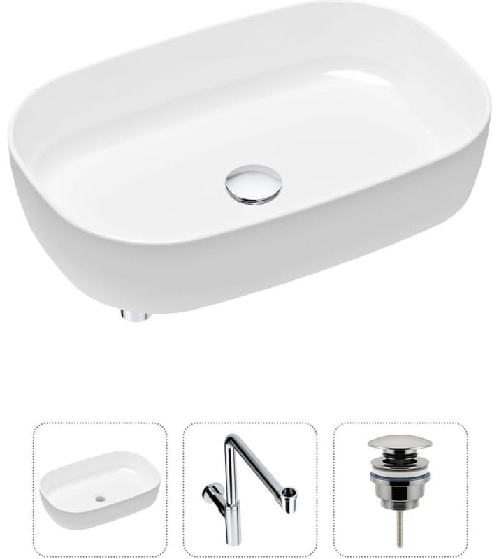 Раковина Lavinia Boho Bathroom Sink 21520100 накладная овальная 35.5, санфарфор купить,NaN