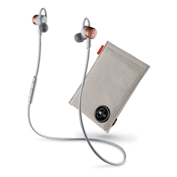 Наушники Plantronics Backbeat Go 3+Charge Case серо-оранжевые купить,NaN
