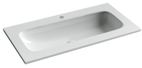 Раковина Ceramicanova CN7019 накладная прямоугольная 45.7, мрамор