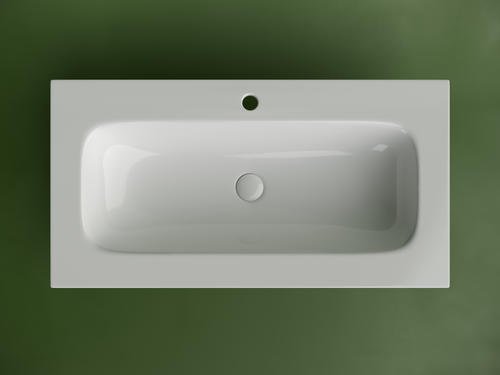 Раковина Ceramicanova CN7019 накладная прямоугольная 45.7, мрамор