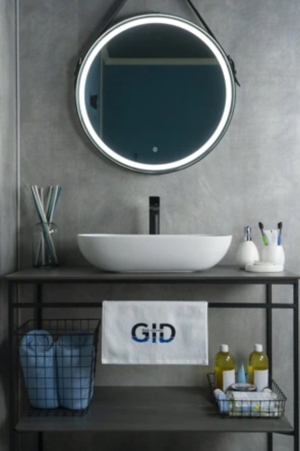Раковина GID-ceramic N9234 накладная овальная 56, керамика