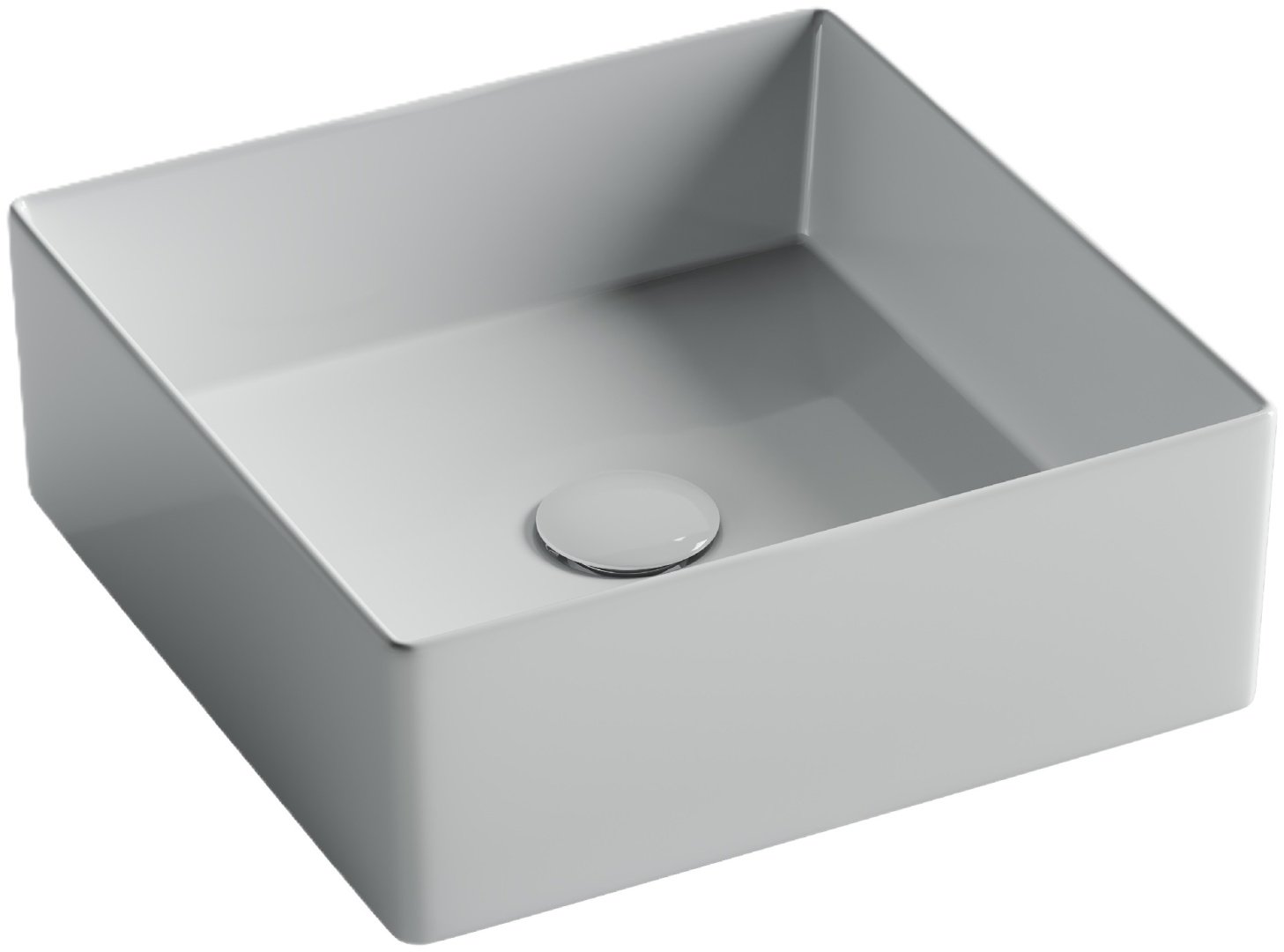 Раковина Ceramicanova CN6068 накладная квадратная 36.1, санфарфор