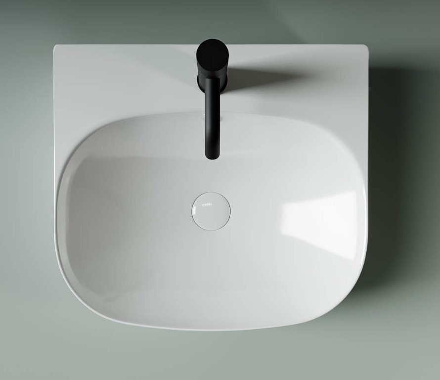 Раковина Ceramicanova CN5011 накладная прямоугольная 50, санфарфор