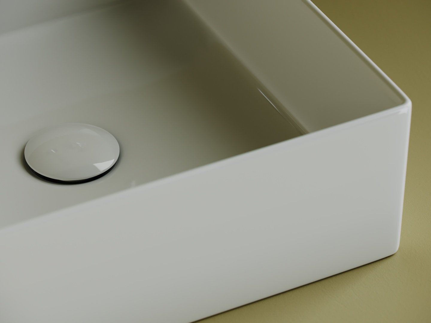 Раковина Ceramicanova CN6068 накладная квадратная 36.1, санфарфор