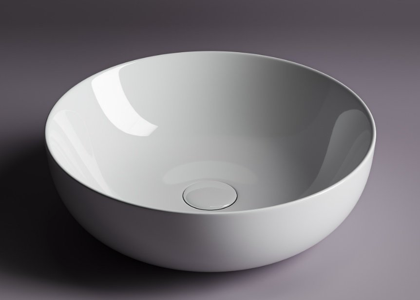 Раковина Ceramicanova CN5024 накладная круглая 42, санфарфор купить,117609