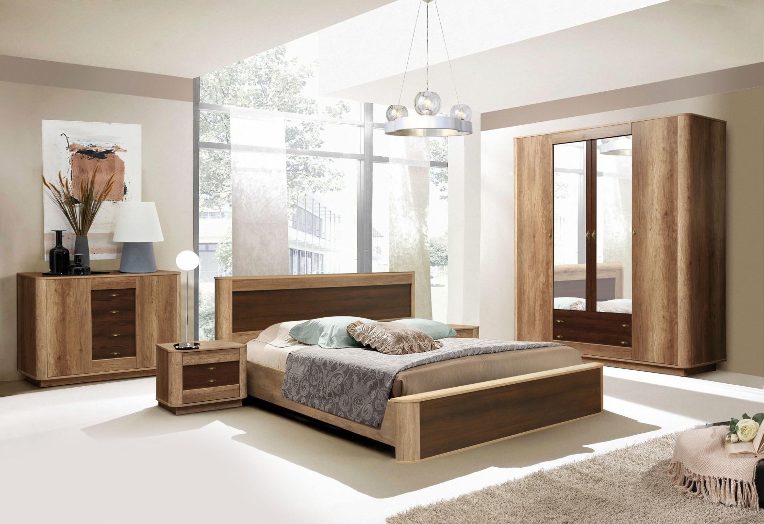 Гарнитур DOMA FAN LOFT-4D, предметов в наборе 4 шт коричневый купить,NaN