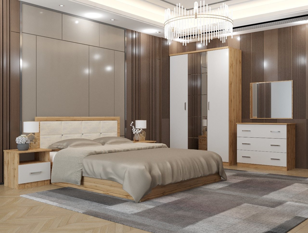 Гарнитур DOMA Гарнитур спальный 4D 9484218118, сп. место 160х200 см купить,NaN