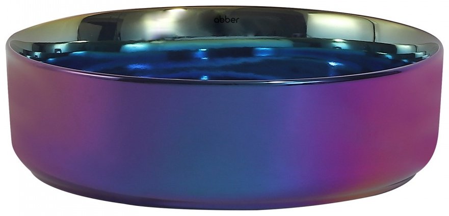 Раковина Abber Bequem AC2109Regen накладная круглая 40 см, фаянс