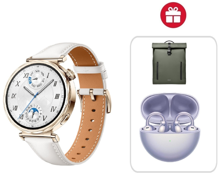 Смарт-часы Huawei Watch GT 5 41 мм золотистый-белый + подарок