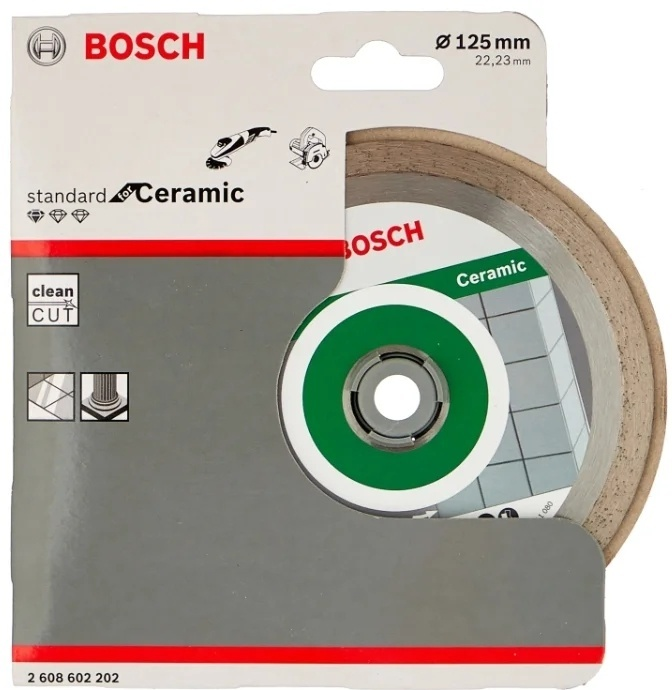 Диск алмазный Bosch Standard for Ceramic 2608602202 125мм