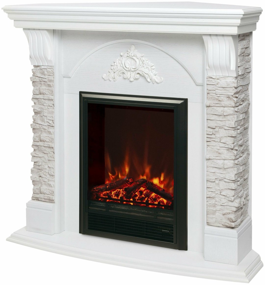 Электрокамин Real Flame напольный Athena Corner GR
