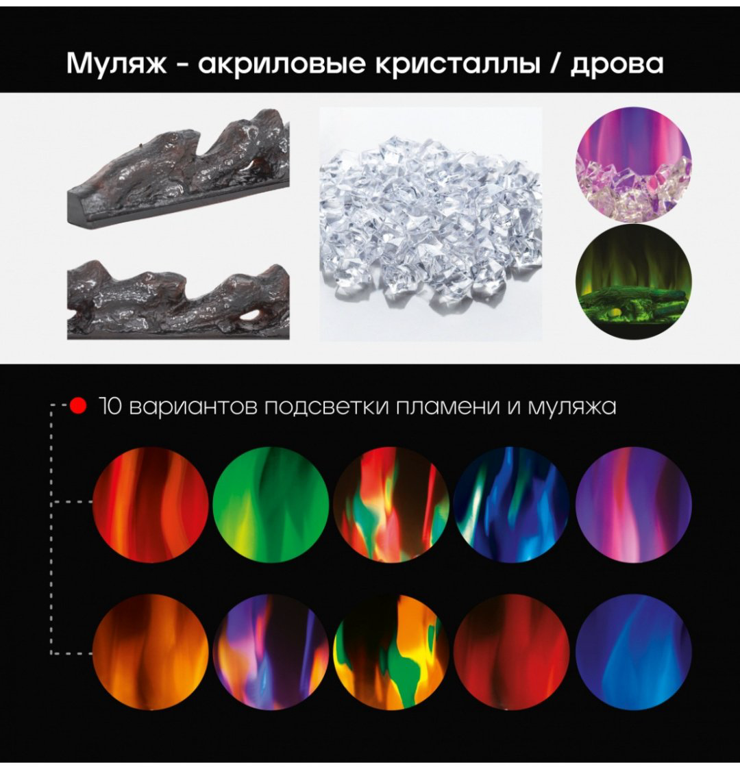 Электрокамин Real Flame встроенный DIAMOND 84 100070 купить,NaN