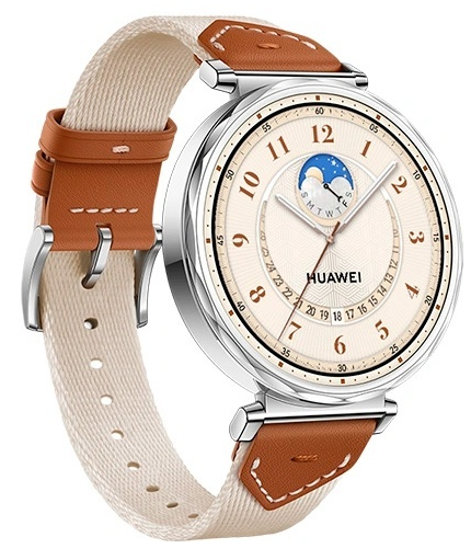 Смарт-часы Huawei Watch GT 5 41 мм серебристый-бежевый + подарок купить,NaN
