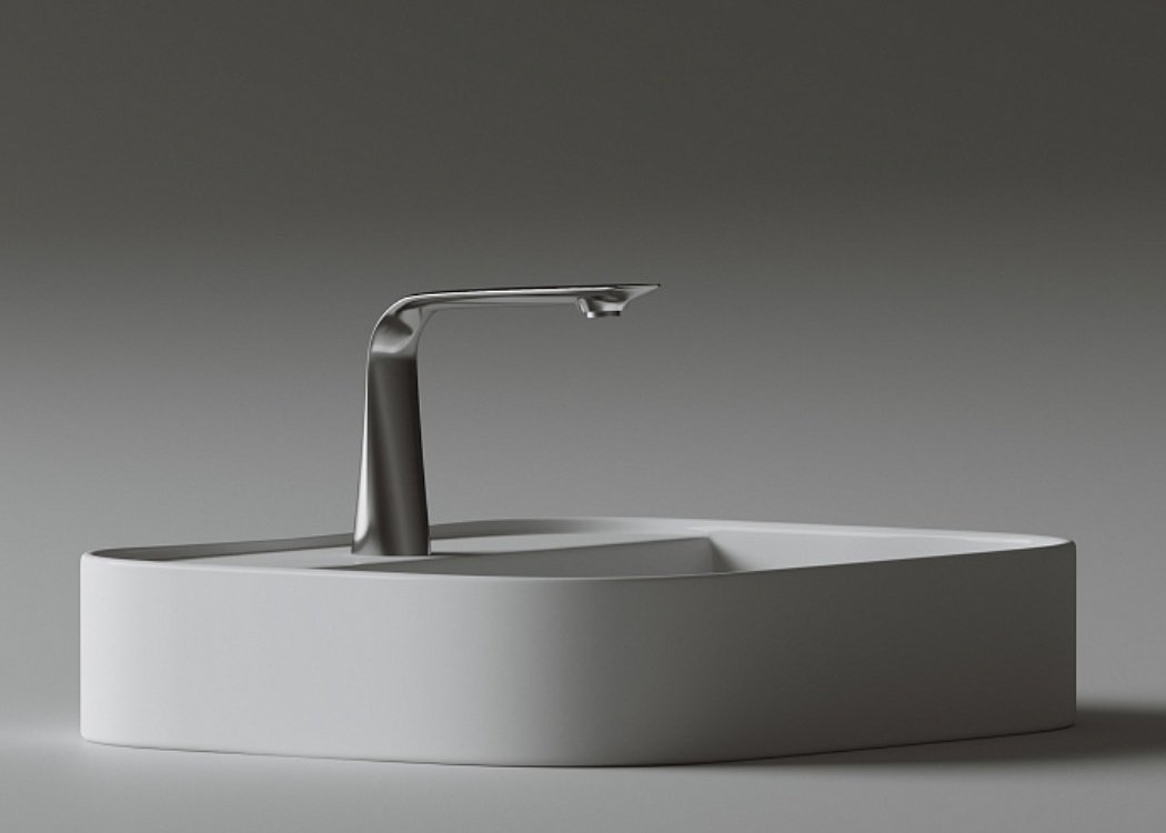 Раковина Ceramicanova CN6034 накладная прямоугольная 55, санфарфор