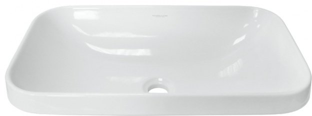 Раковина Sanita Luxe "Infinity Inside" врезная овальная 36.3, санфарфор купить,NaN