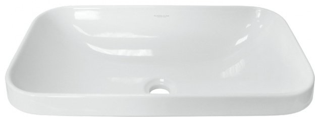 Раковина Sanita Luxe "Infinity Inside" врезная овальная 36.3, санфарфор купить,NaN