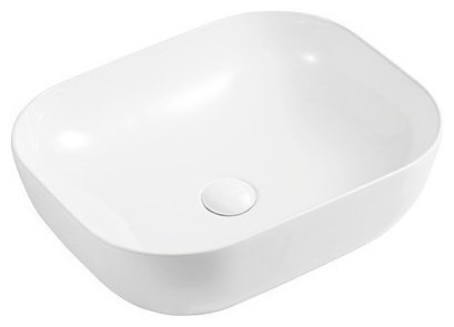 Раковина WeltWasser WW ELBACH 2143 накладная прямоугольная 49 см, фаянс