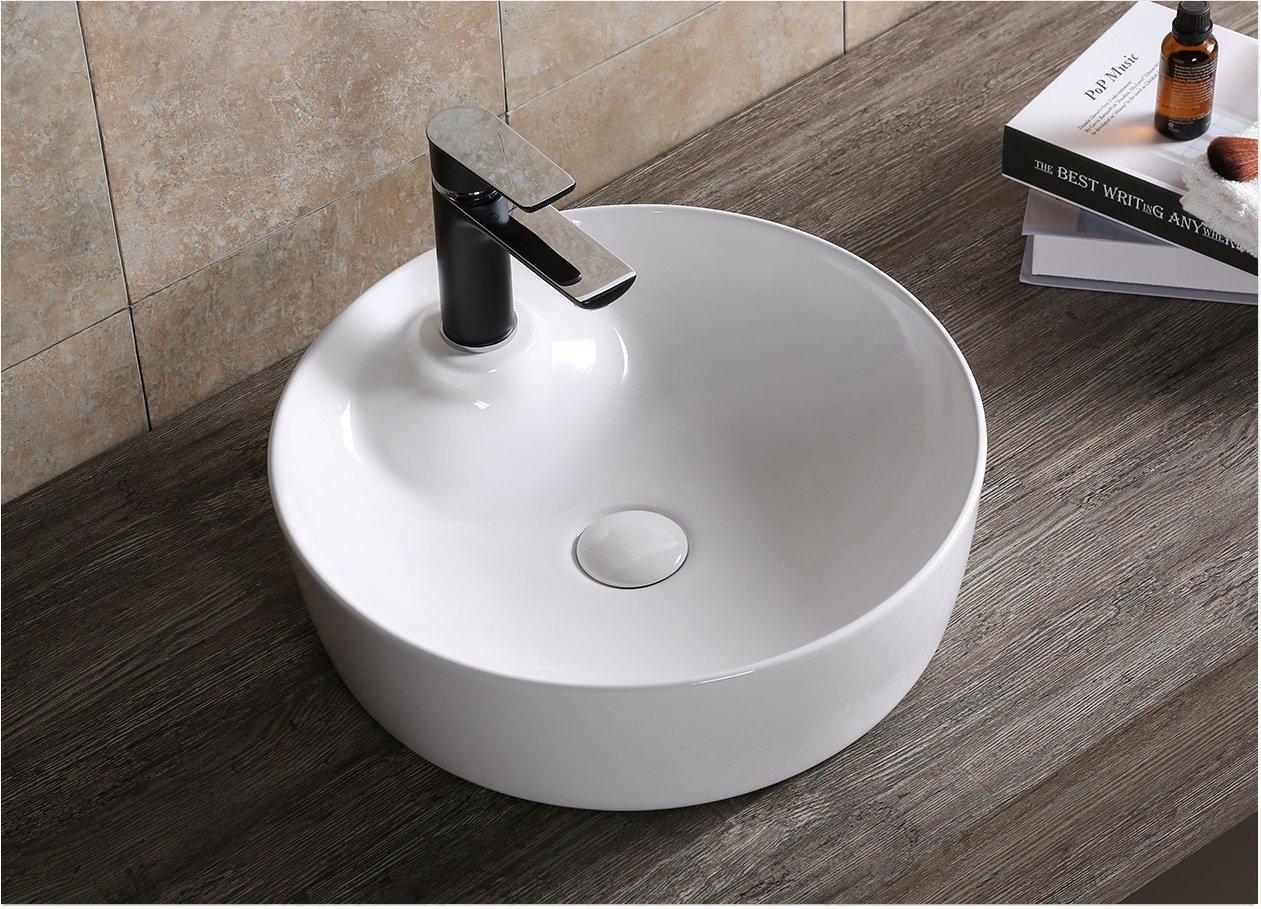Раковина CeruttiSPA CR0090 накладная круглая 44 см, фарфор купить,NaN