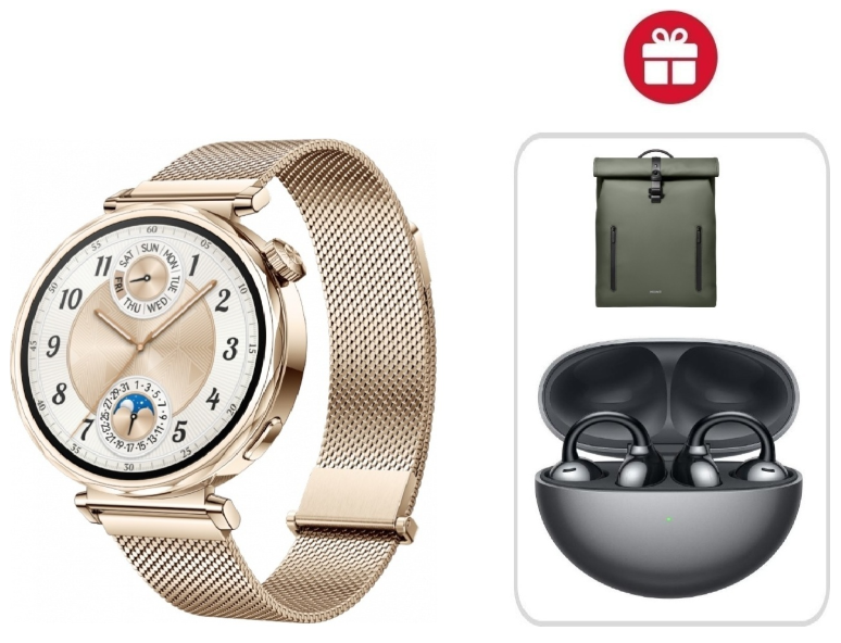 Смарт-часы Huawei Watch GT 5 41 мм золотистый-золотистый + подарок