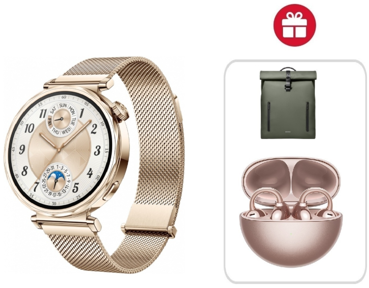 Смарт-часы Huawei Watch GT 5 41 мм золотистый-золотистый + подарок