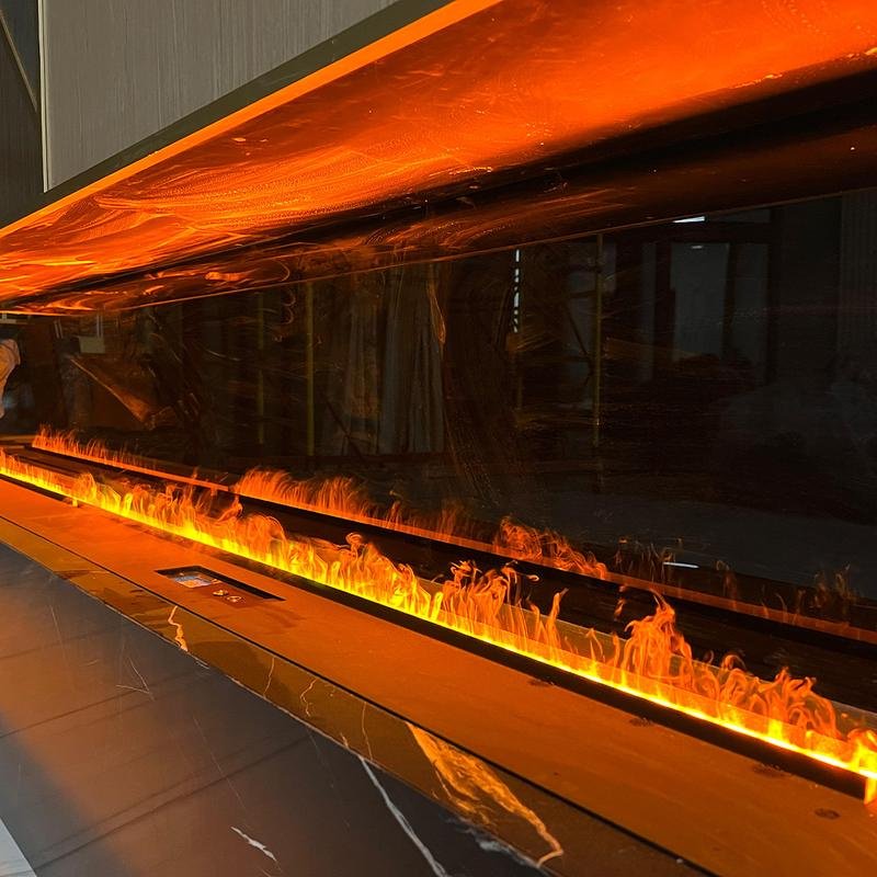 Электрокамин Schones Feuer встроенный 3D FireLine 3000 Steel