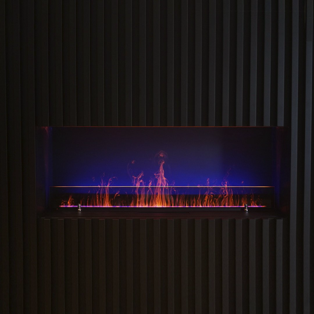 Электрокамин Schones Feuer встроенный 3D FireLine 3000 Steel купить,NaN