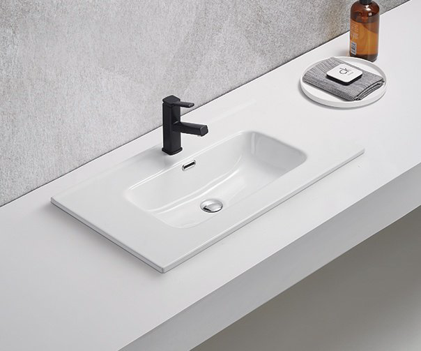 Раковина GID-ceramic 71157 9080s подвесная прямоугольная 46.5, фаянс