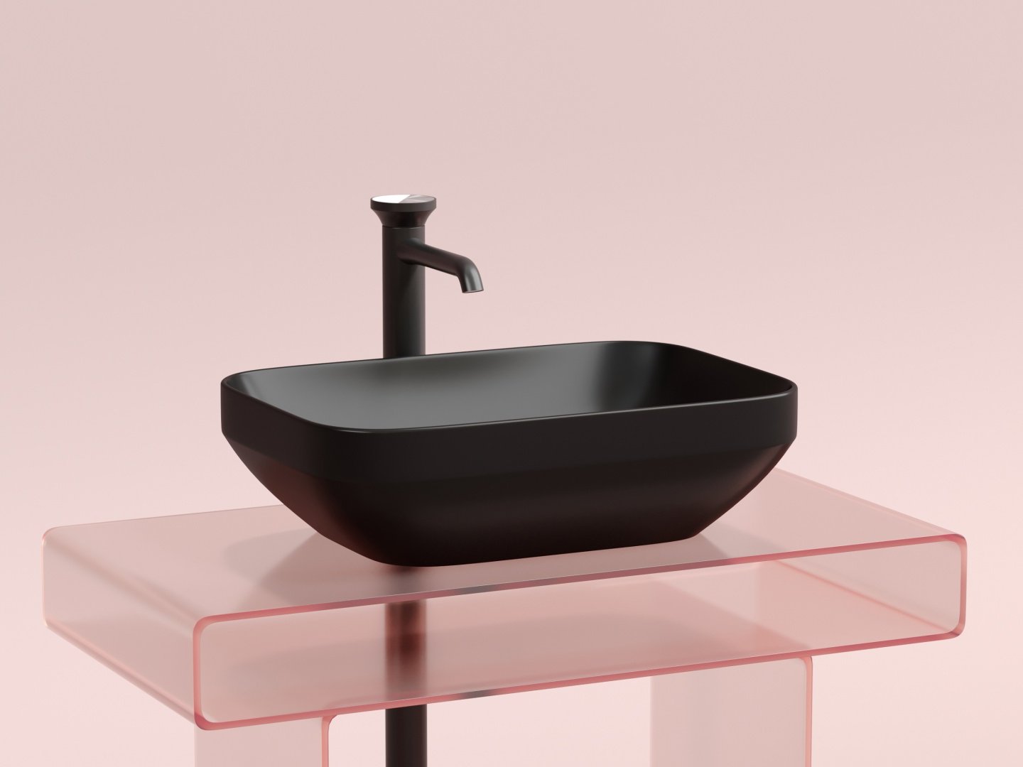 Раковина Ceramicanova Element накладная прямоугольная 35.9, санфарфор