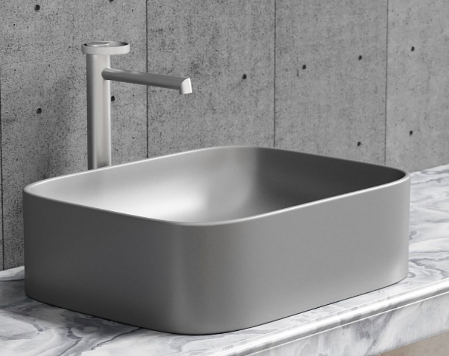 Раковина Ceramicanova CN6052MH накладная прямоугольная 50, санфарфор купить,294221