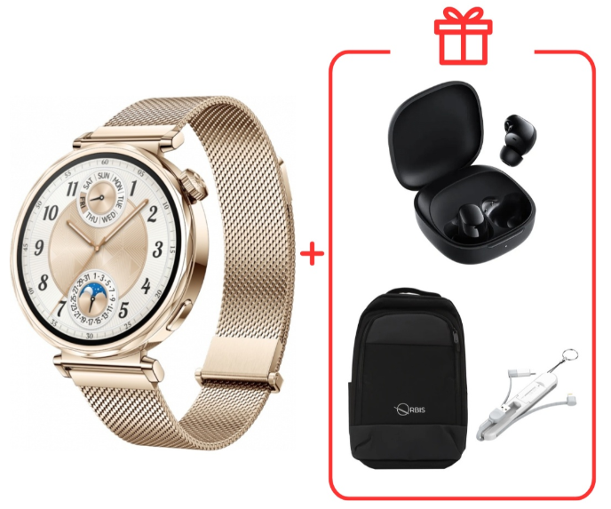 Смарт-часы Huawei Watch GT 5 41 мм золотистый-золотистый + подарок