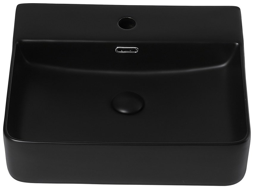 Раковина накладная 50 см Abber Rechteck AC2203MB