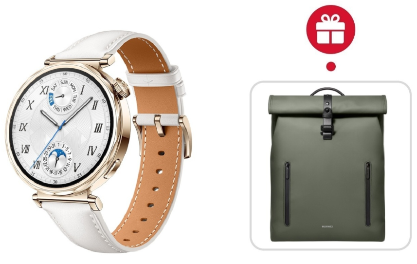 Смарт-часы Huawei Watch GT 5 41 мм золотистый-белый + подарок