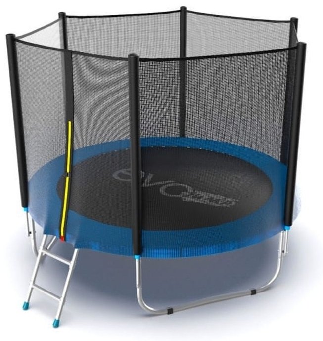 Каркасный батут EVO Jump External 8 ft синий