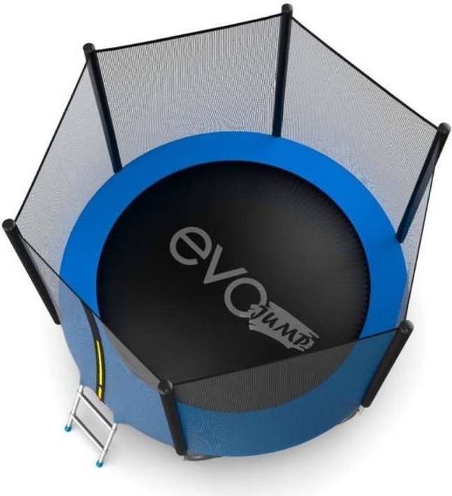 Каркасный батут EVO Jump External 8 ft синий
