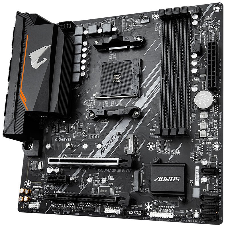 Материнская плата Gigabyte B550M Aorus Elite купить,0