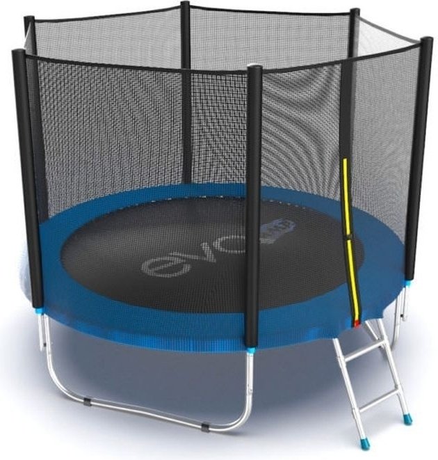 Каркасный батут EVO Jump External 8 ft синий