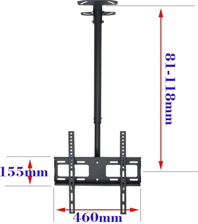Кронштейн NB потолочный 26"-55" черный
