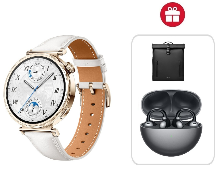 Смарт-часы Huawei Watch GT 5 41 мм золотистый-белый + подарок