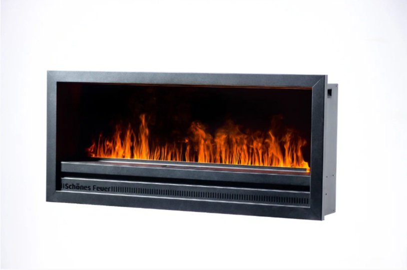 Электрокамин Schones Feuer встроенный Hugo 1000 &#43; Blue Effect Flame