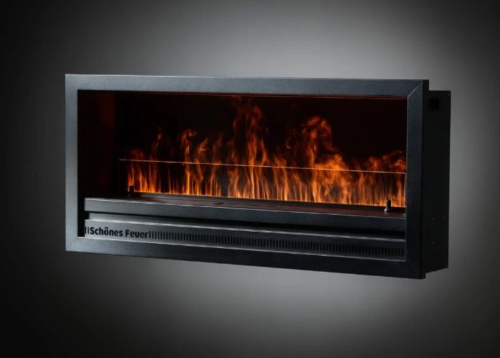 Электрокамин Schones Feuer встроенный Hugo 1000 &#43; Blue Effect Flame