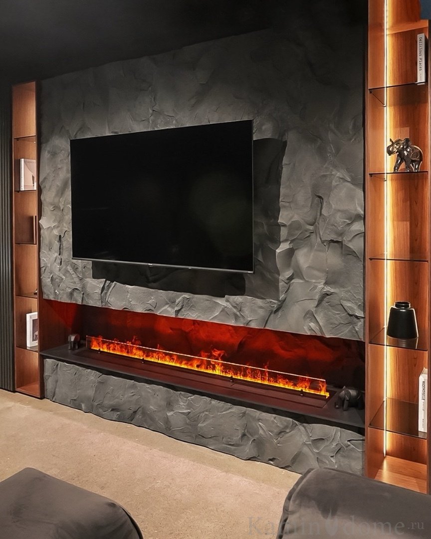 Электрокамин Schones Feuer встроенный 3D FireLine 2000 PRO + RGB Flame