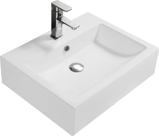 Раковина накладная 57 см MELANA MLN-7005A