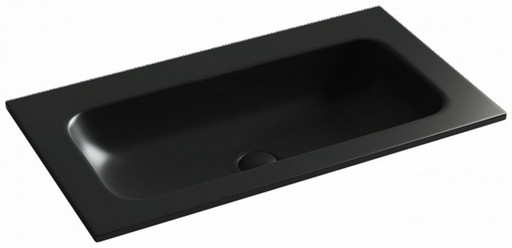 Раковина Ceramicanova CN7012MBwx врезная прямоугольная 81, санфарфор